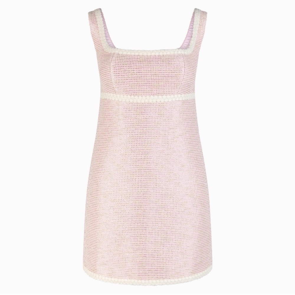 NWT Hill House Pink and Cream Bennett Dress